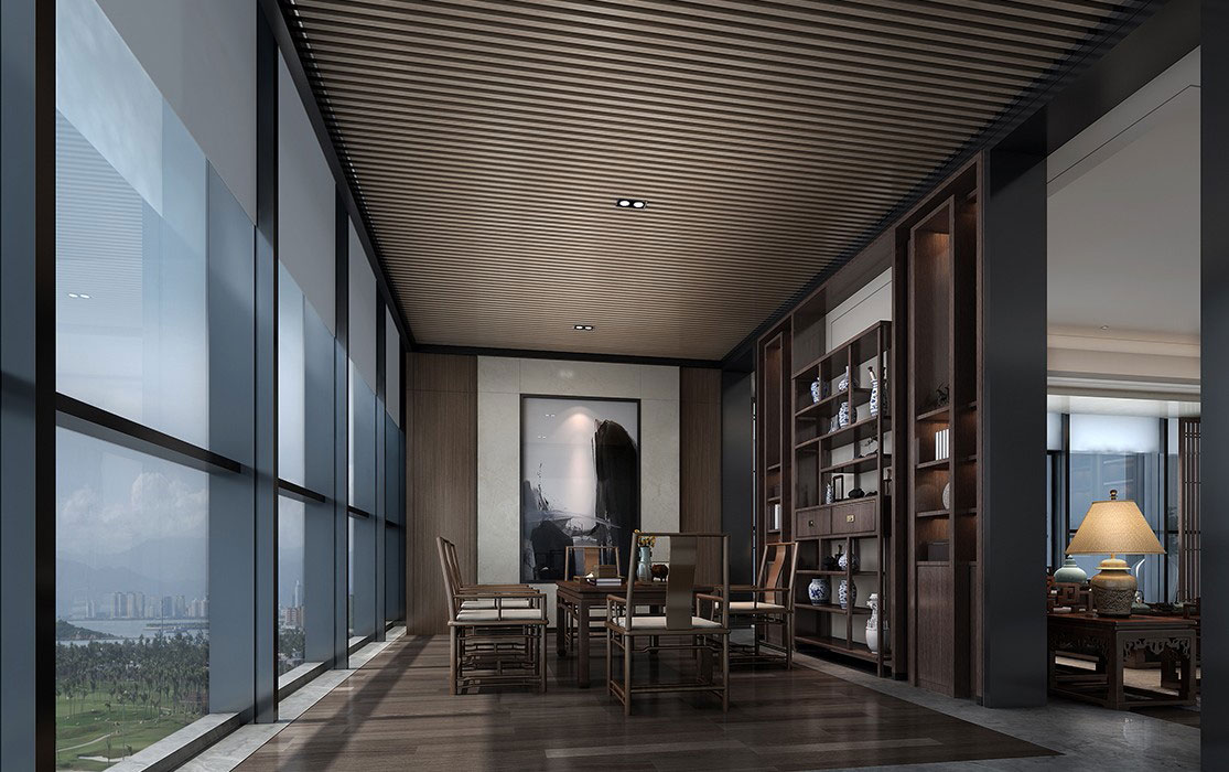 450平米辦公室設(shè)計裝修施工效果圖