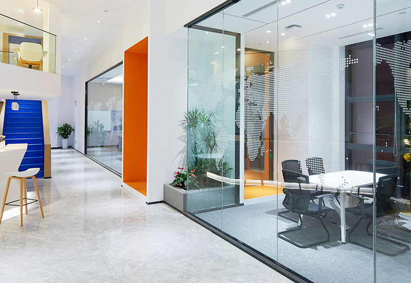 鄭州現(xiàn)代辦公室裝修設計-辦公室裝修效果圖