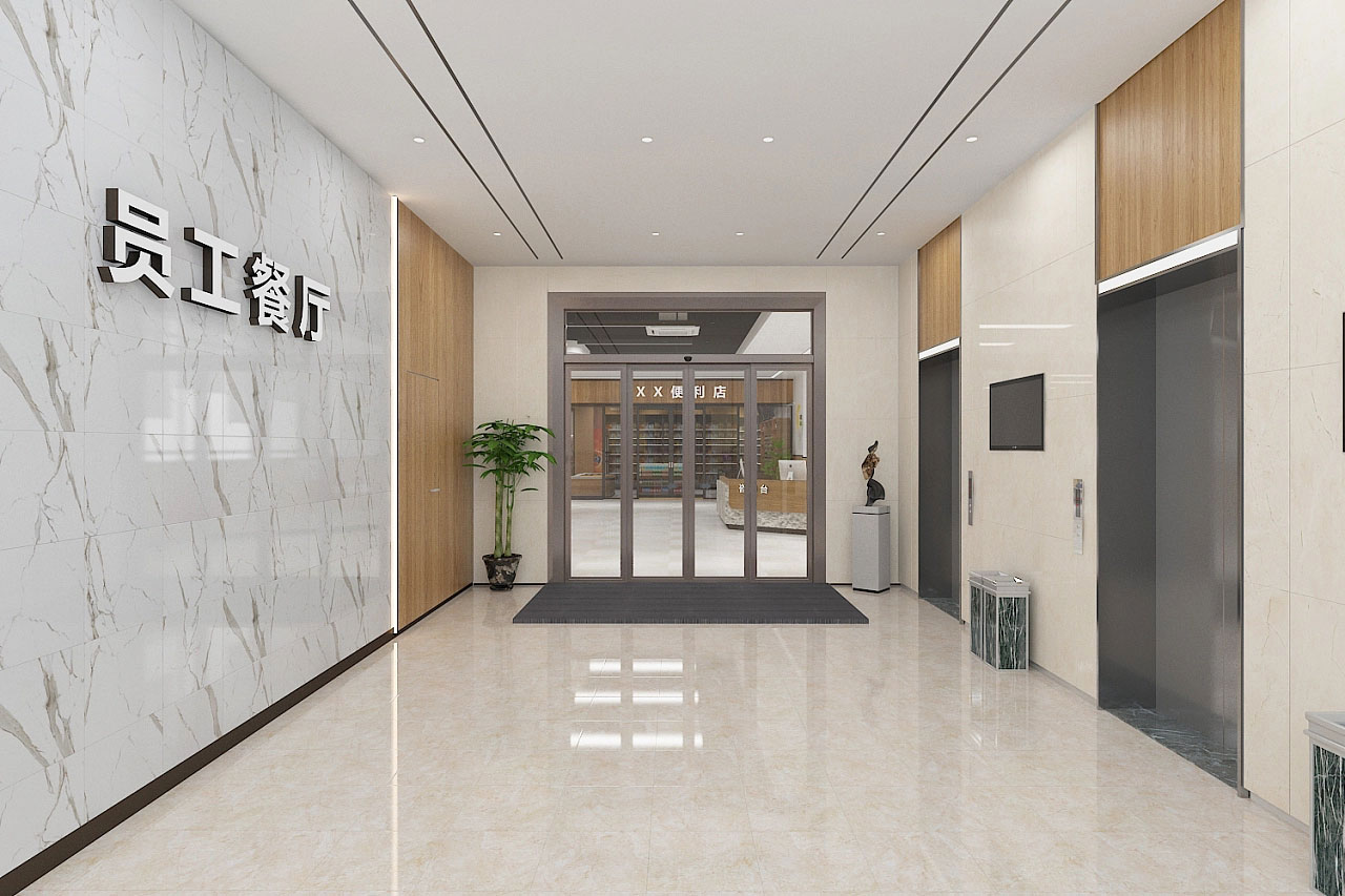 工廠員工食堂設(shè)計-廠區(qū)食堂裝修設(shè)計效果圖