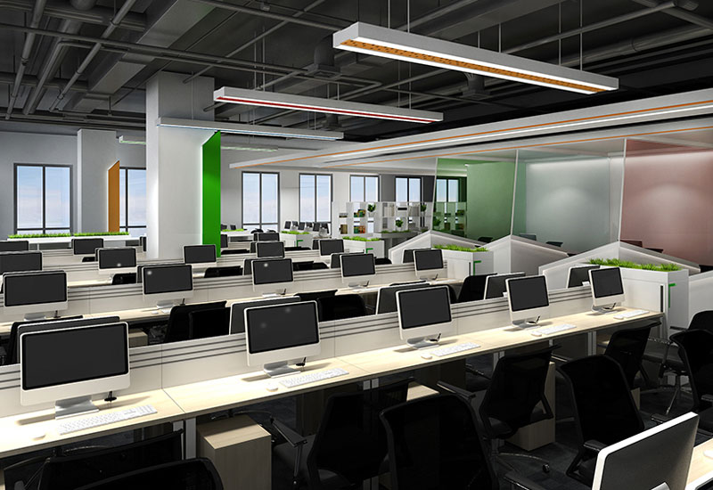 650平米辦公室裝修設(shè)計布局效果圖