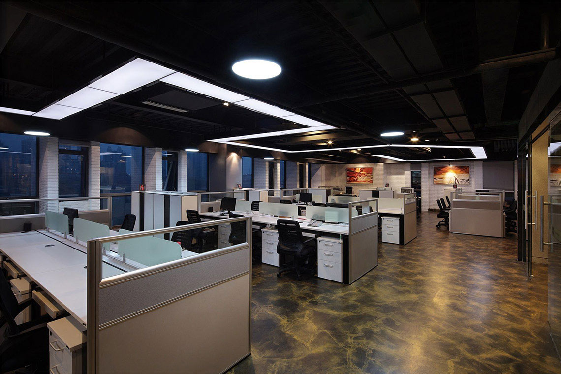 500平米鄭州辦公室裝修設(shè)計效果圖