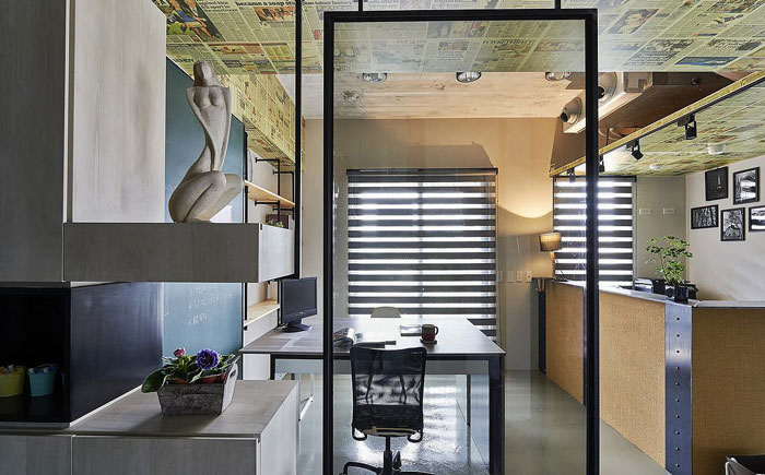 60平米小型辦公室裝修設(shè)計效果圖