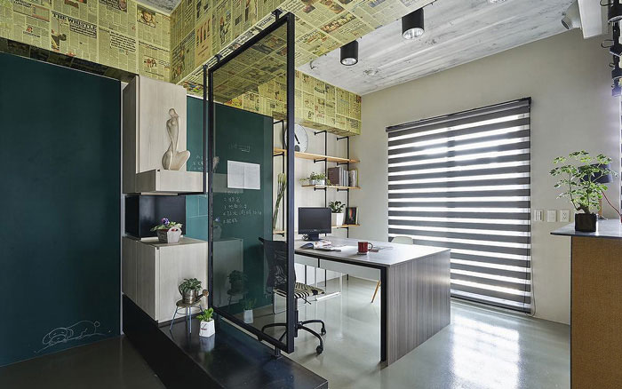 60平米小型辦公室裝修設(shè)計效果圖