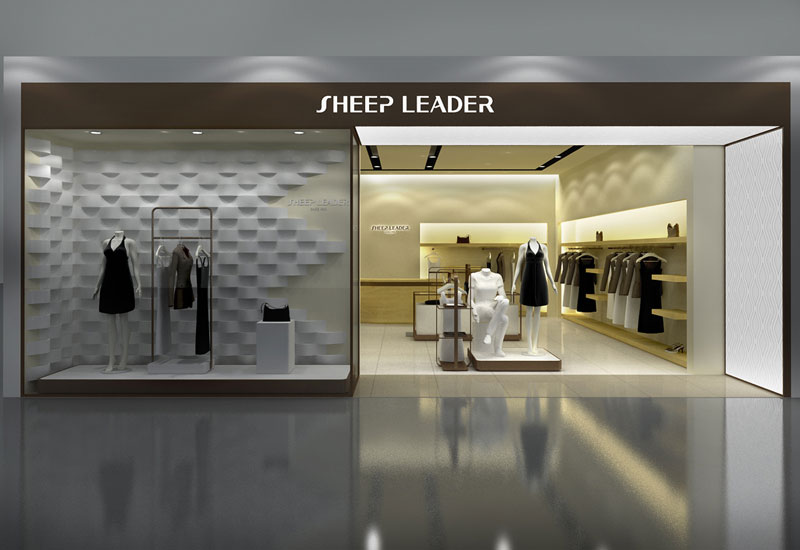 135平米女裝專(zhuān)賣(mài)店裝修設(shè)計(jì)效果圖