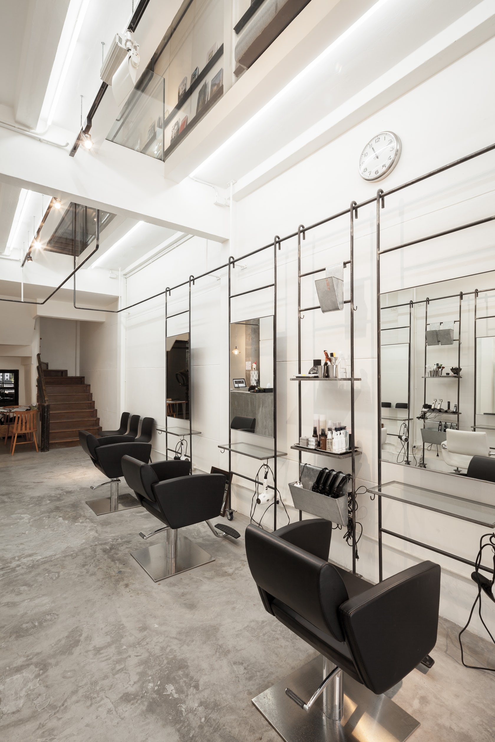 90平米理發(fā)店裝修設計效果圖