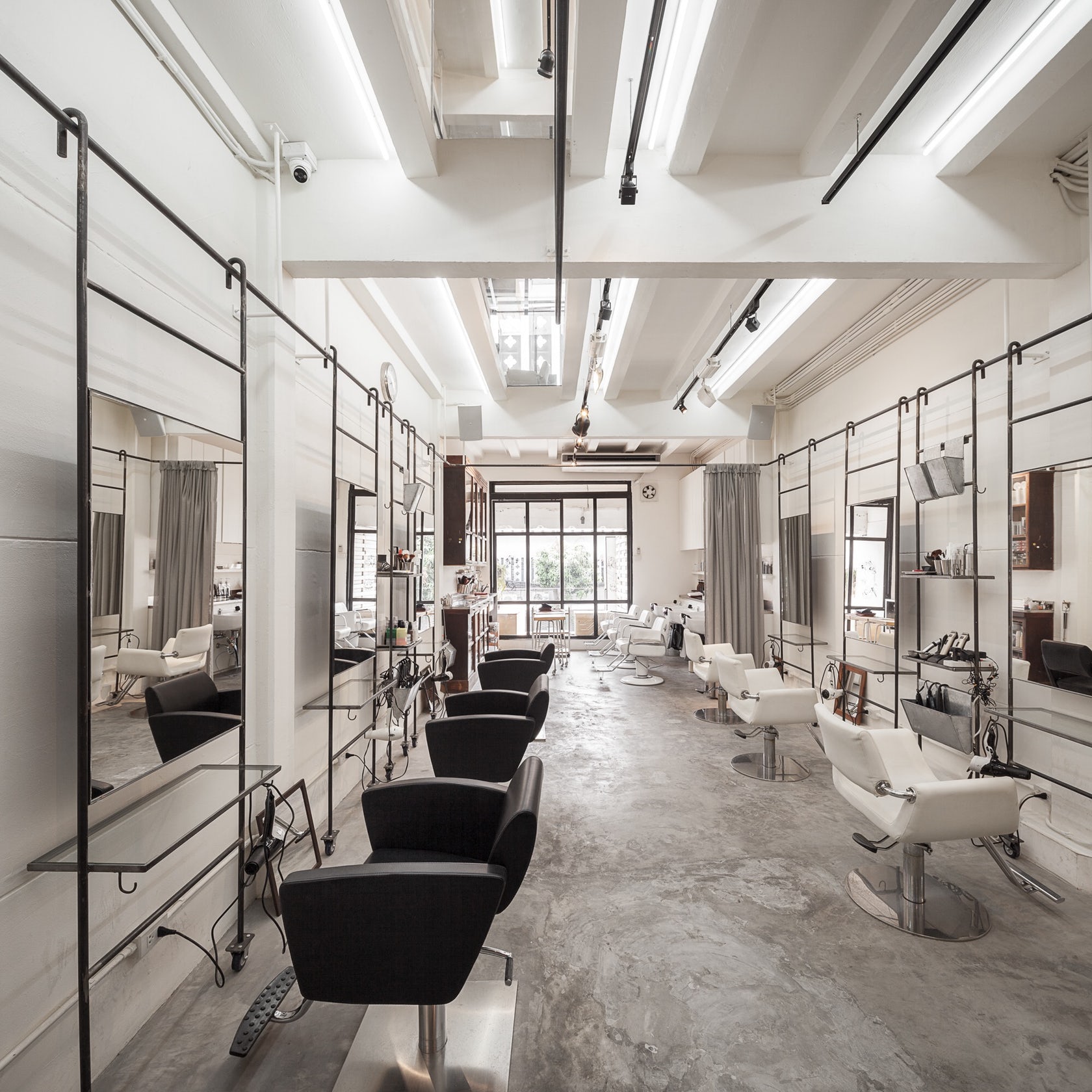 90平米理發(fā)店裝修設計效果圖