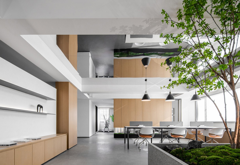 新鄉(xiāng)廠(chǎng)房辦公樓改造裝修設(shè)計(jì)效果圖