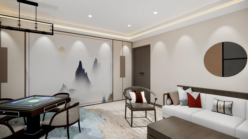 1000平米鄭州臺(tái)球會(huì)所裝修設(shè)計(jì)效果圖