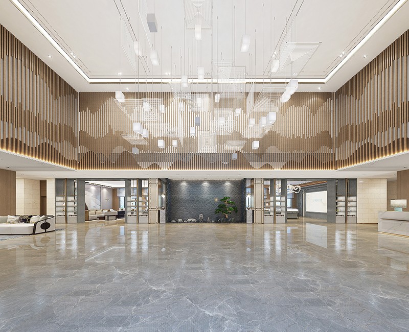 2600平米集團辦公樓裝修設(shè)計效果圖