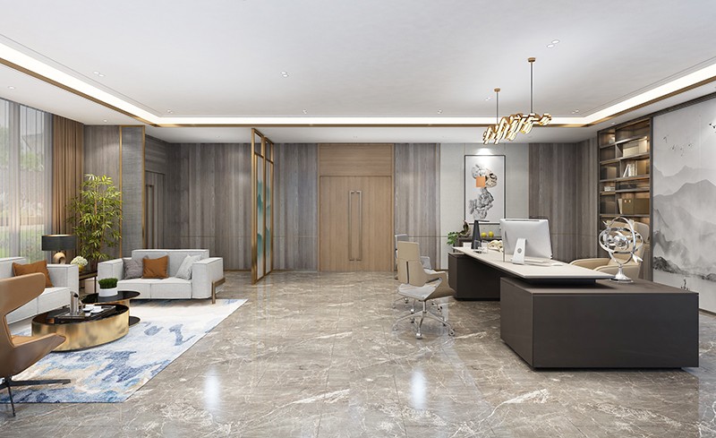 2600平米集團辦公樓裝修設(shè)計效果圖