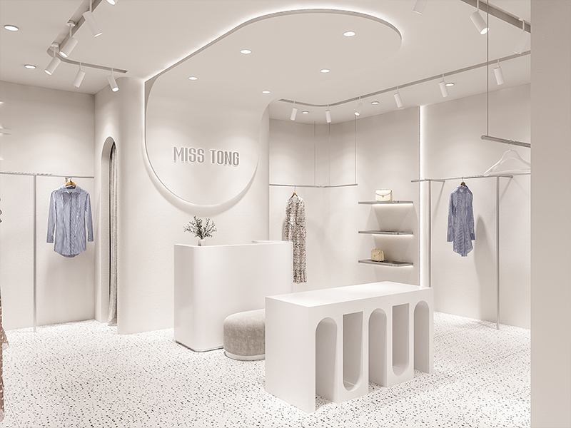 300平米現(xiàn)代服裝店裝修設(shè)計效果圖