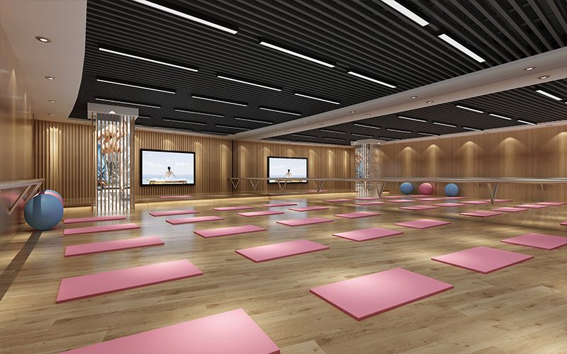 800平米健身館裝修設(shè)計效果圖