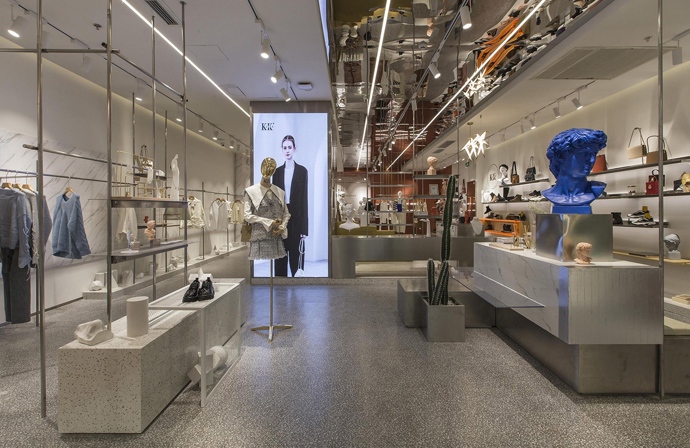 68平米女裝專(zhuān)賣(mài)店裝修設(shè)計(jì)效果圖