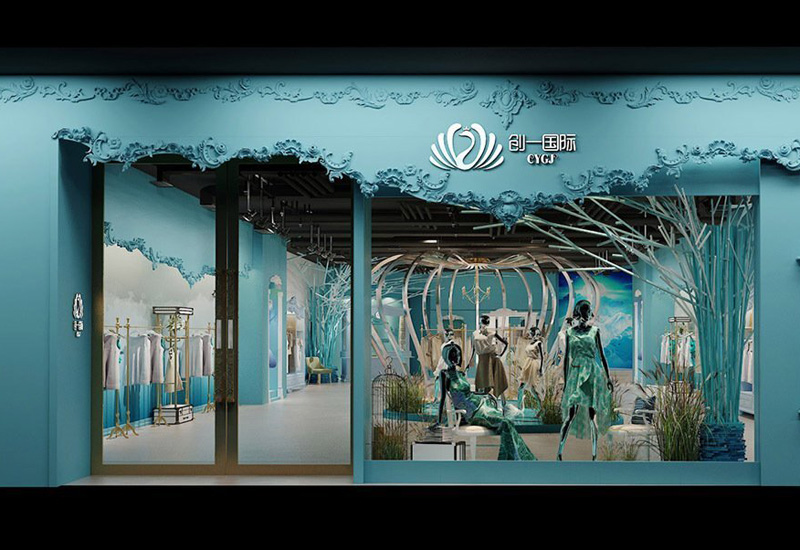 180平米品牌女裝門(mén)店裝修設(shè)計(jì)效果圖