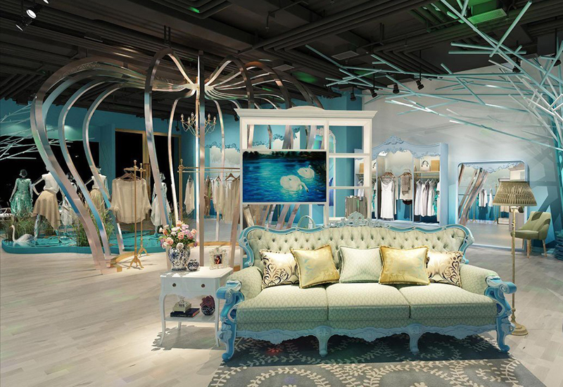 180平米品牌女裝門店裝修設(shè)計效果圖