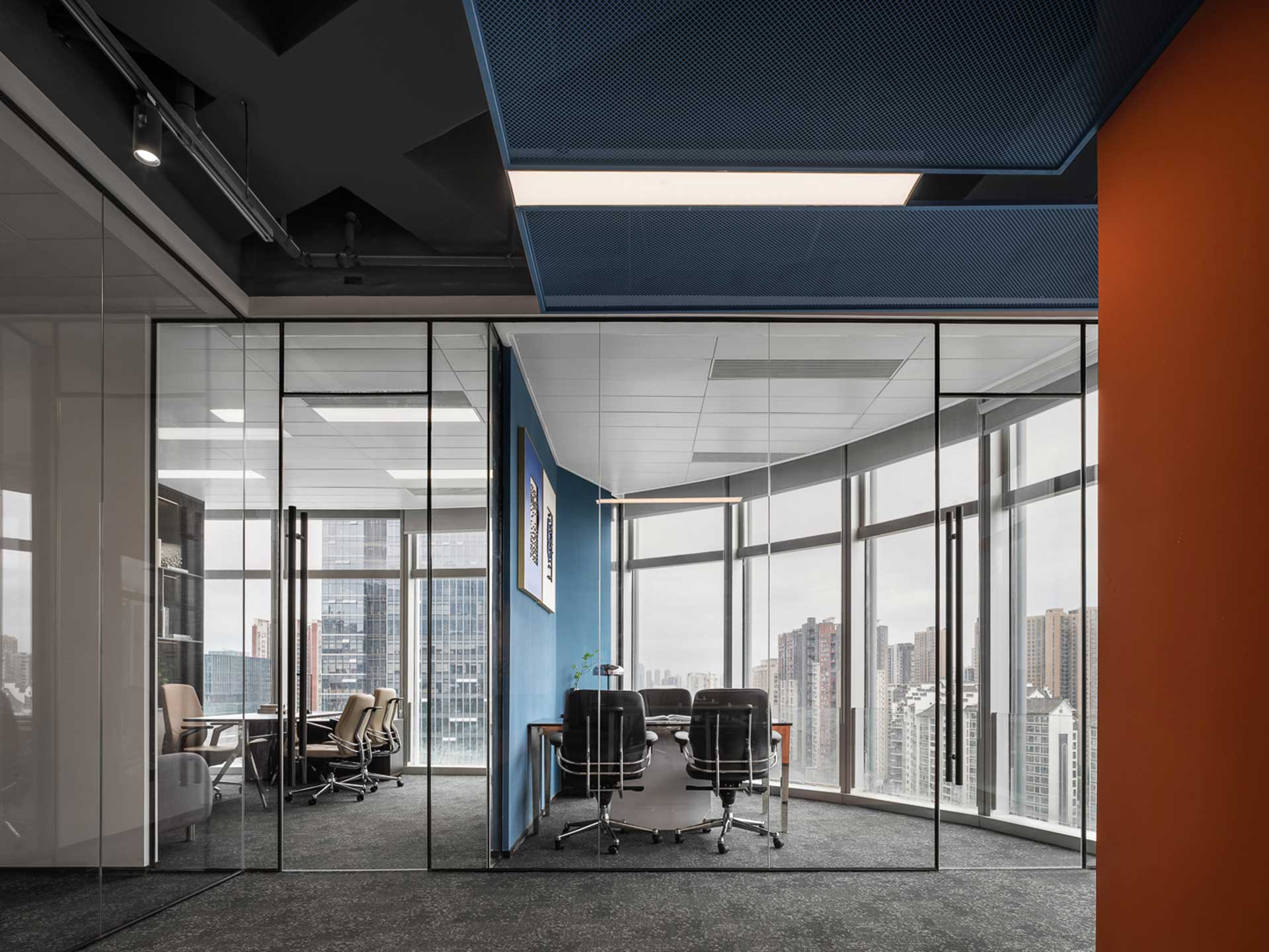 270平米企業(yè)辦公室設計裝修效果圖