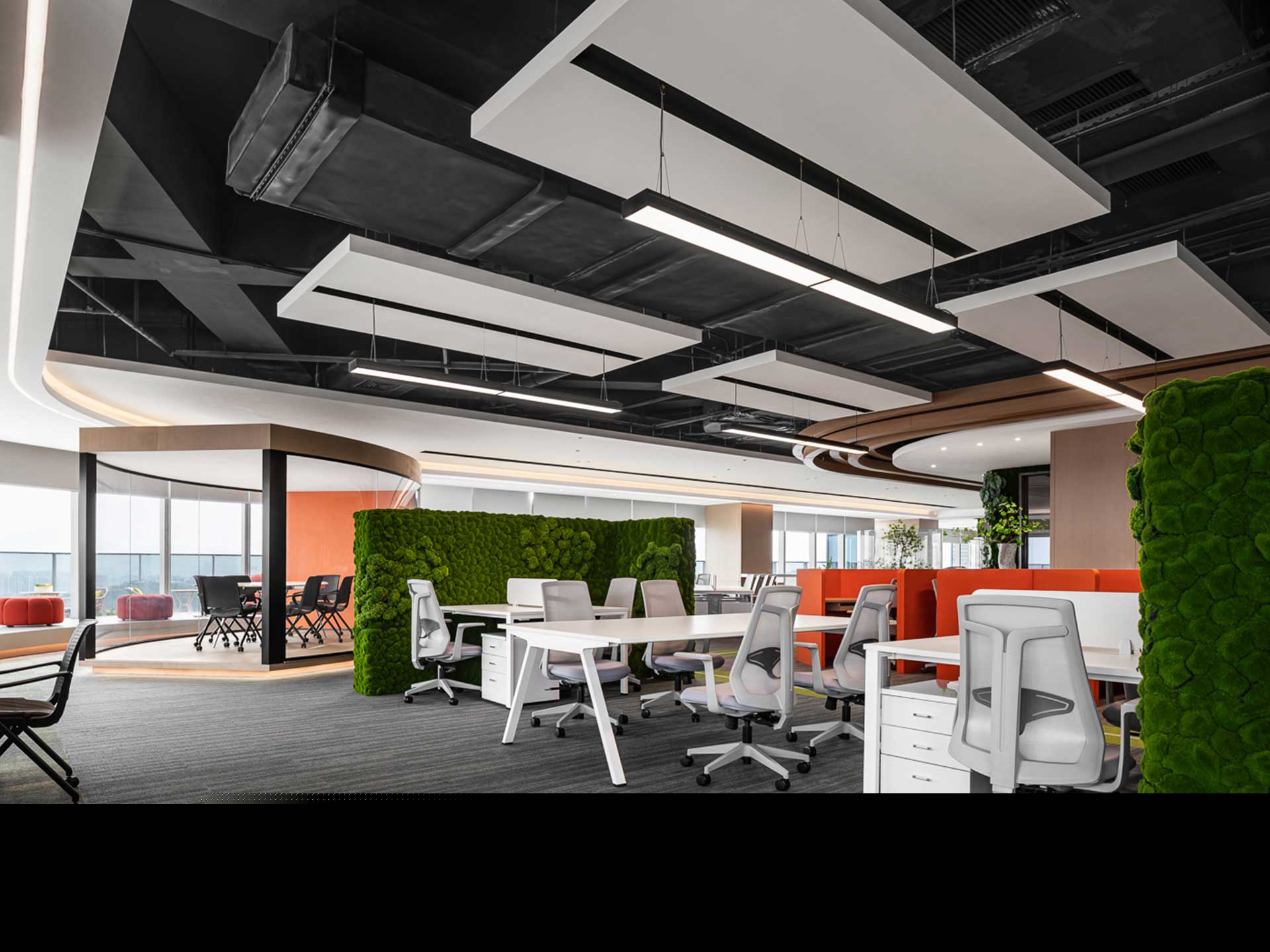 1050平米辦公室設(shè)計(jì)裝修效果圖