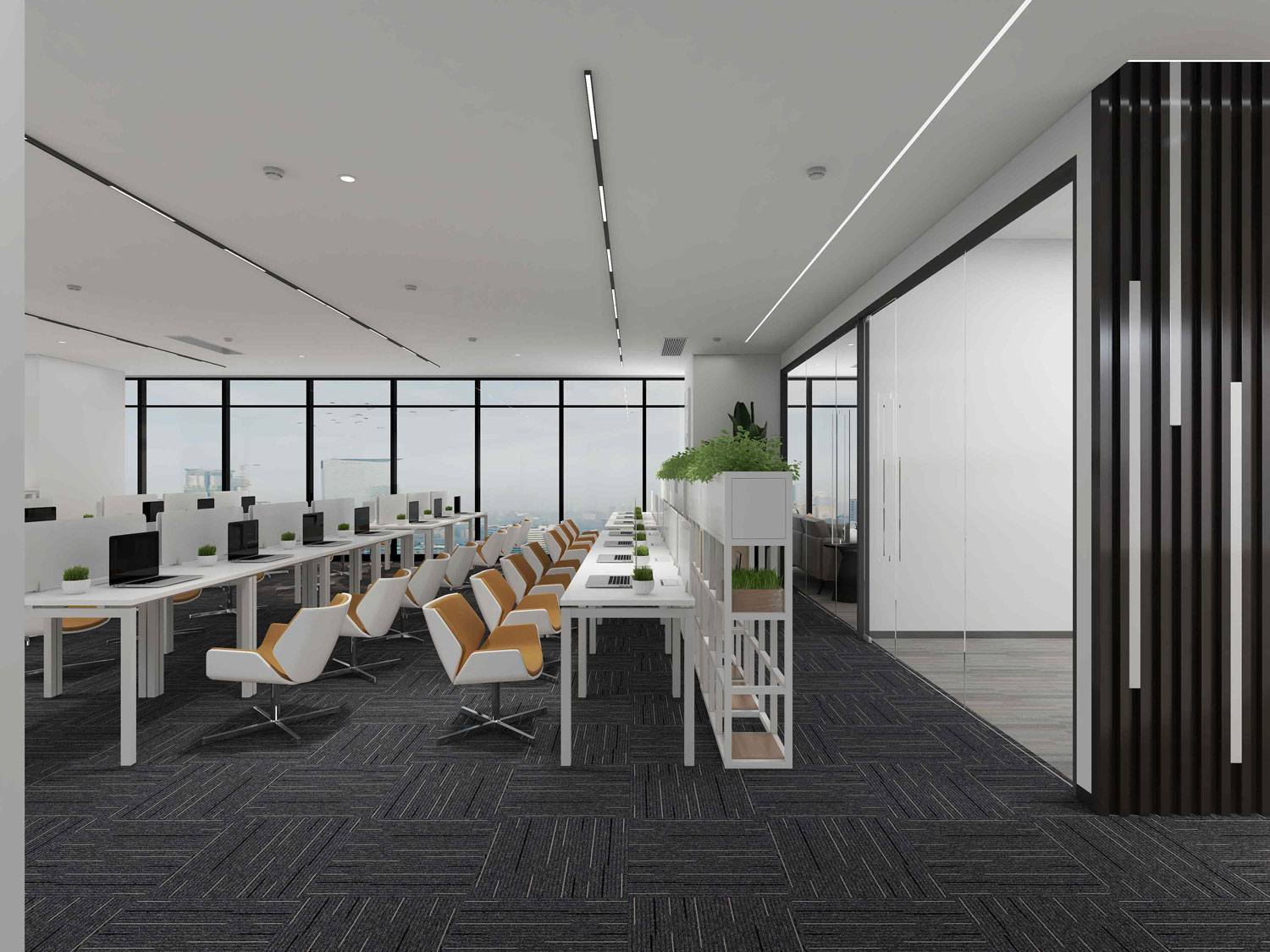 610平米鄭州辦公室裝修設(shè)計(jì)效果圖