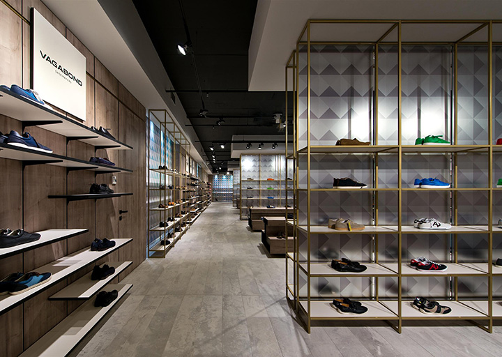 210平米工業(yè)風格鞋店裝修設計效果圖