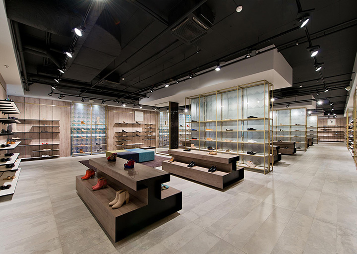 210平米工業(yè)風格鞋店裝修設計效果圖