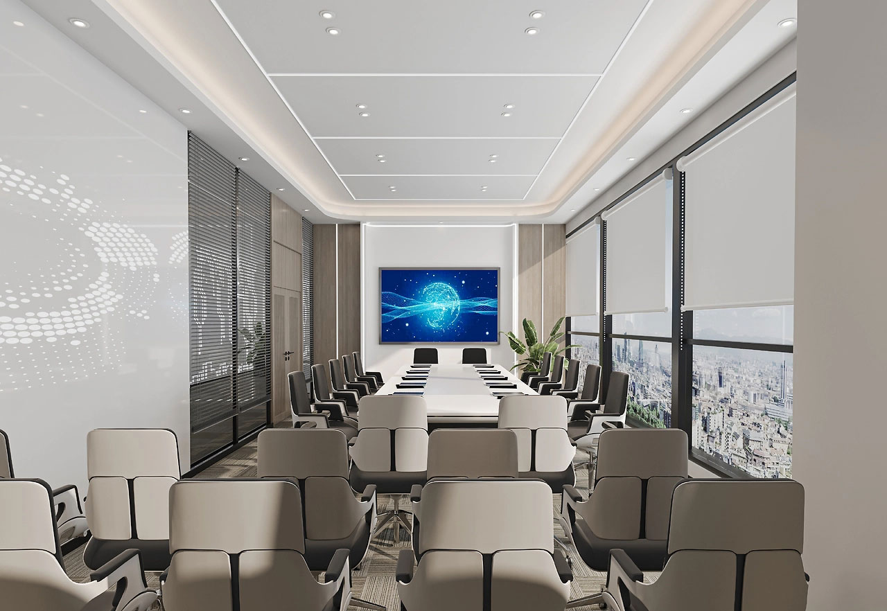 315平米科技公司辦公室設(shè)計裝修效果圖