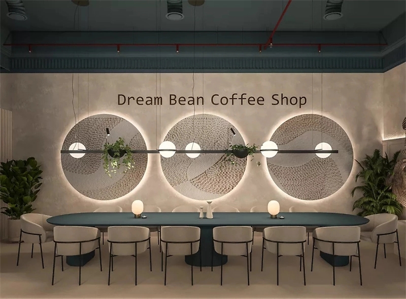 120平米時(shí)尚咖啡館設(shè)計(jì)效果圖