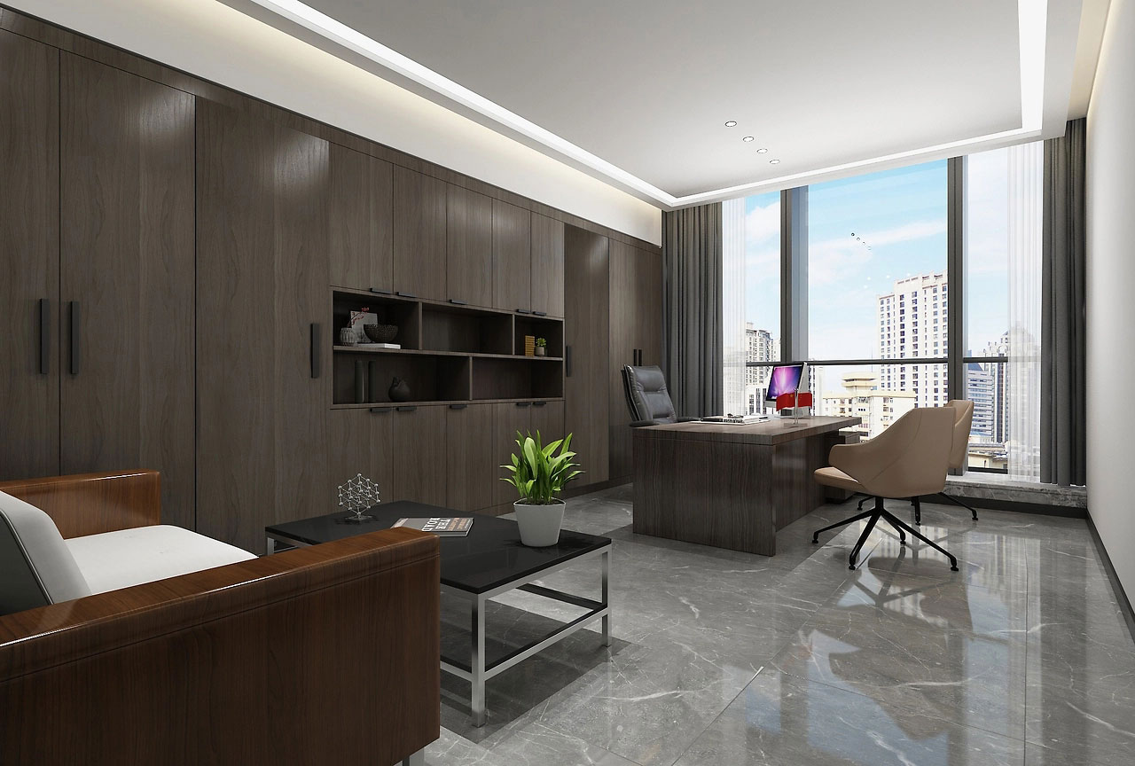 160平米鄭州辦公室設(shè)計裝修效果圖