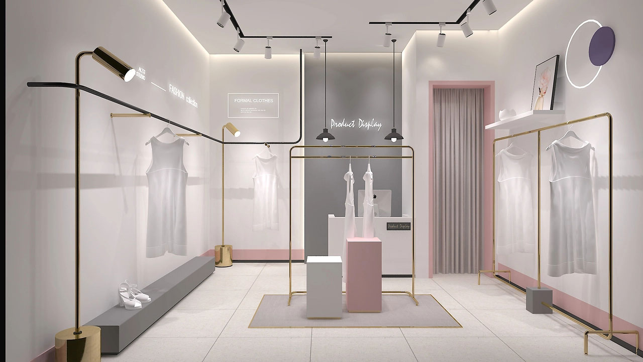 37平米女裝門店設(shè)計(jì)效果圖