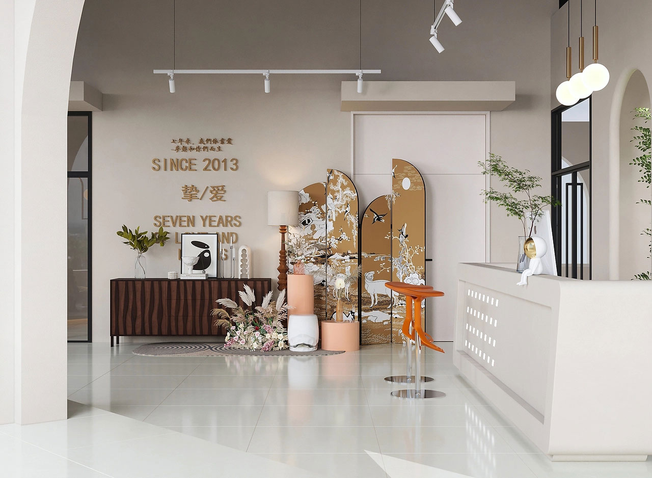 345平米婚紗攝影店裝修設(shè)計效果圖