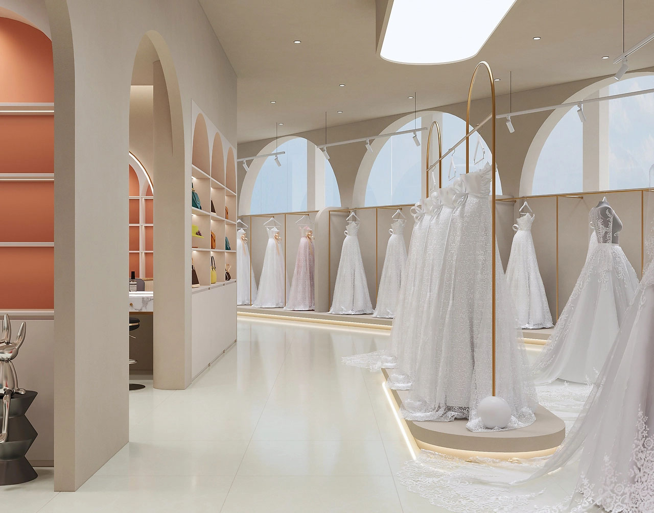 345平米婚紗攝影店裝修設(shè)計效果圖