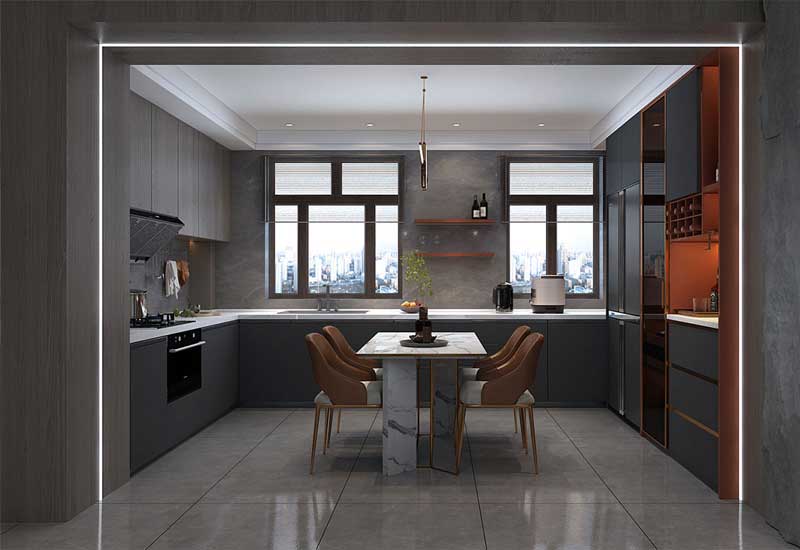 鄭州家裝設(shè)計：廚房動線混亂？3招優(yōu)化"黃金三角"操作區(qū)