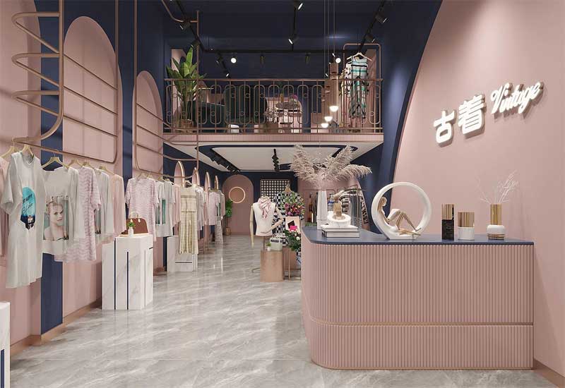 鄭州服裝店裝修：試衣間鏡子高度設(shè)計與衣架定制費用