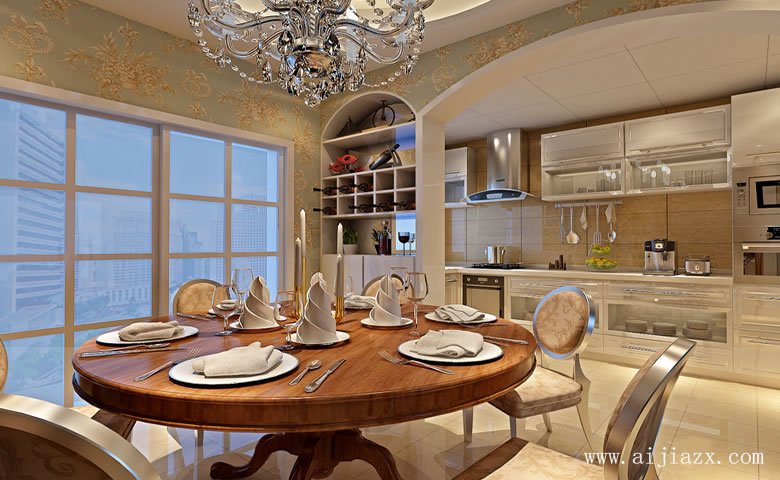 奢華的美式風(fēng)格大戶(hù)型裝修效果圖