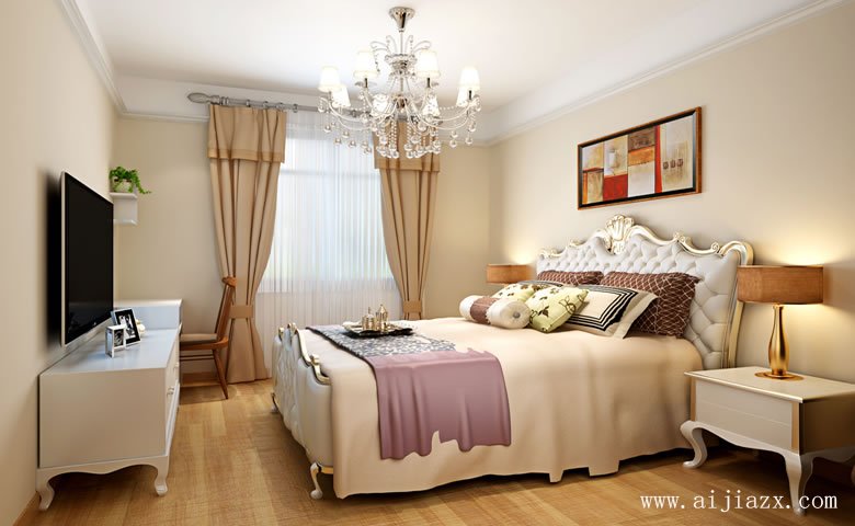 舒適簡(jiǎn)約的90平米混搭風(fēng)格裝修效果圖