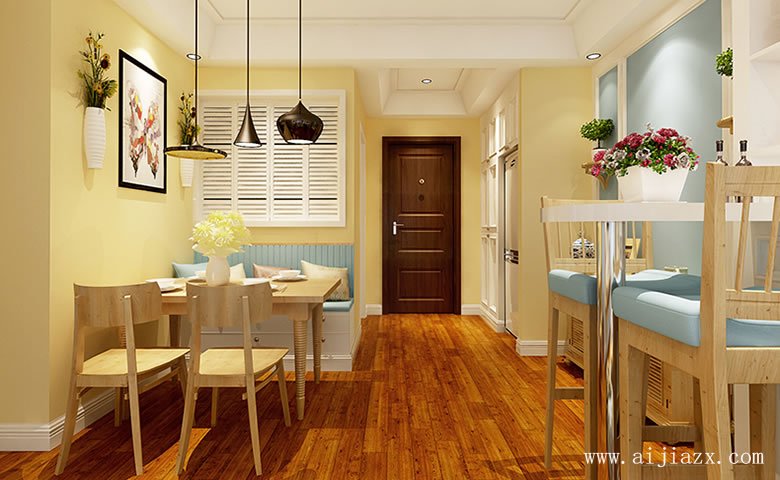 簡易實(shí)用的現(xiàn)代風(fēng)格餐廳裝修效果圖