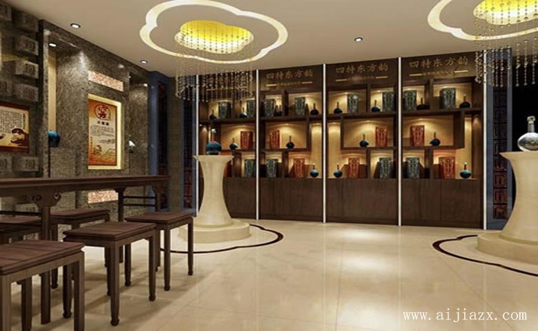 古色古香的展廳一般展示區(qū)裝修效果圖