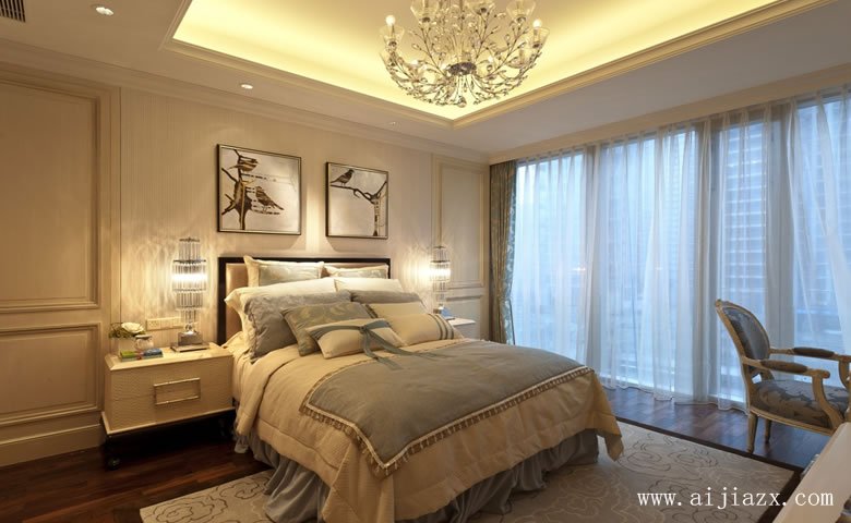 簡(jiǎn)約舒適的歐式風(fēng)格大戶(hù)型次臥裝修效果圖